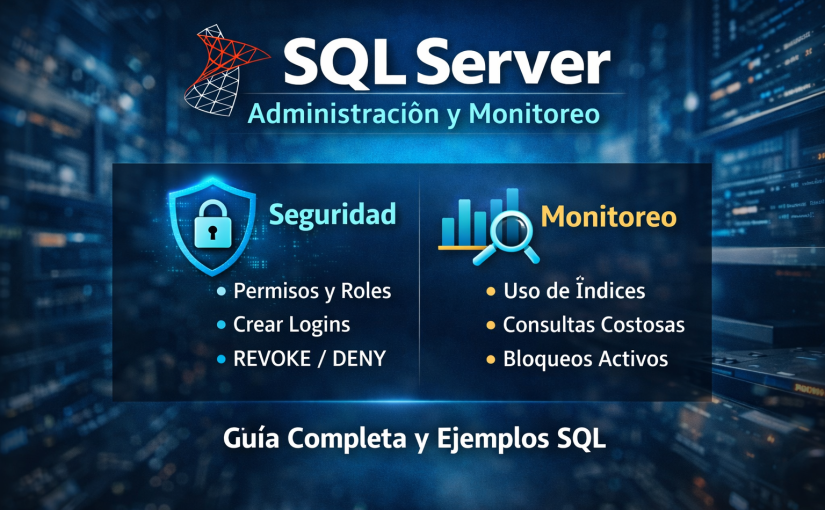 SQL Server: Comandos de Administración más utilizados (Permisos, Seguridad y Monitoreo)